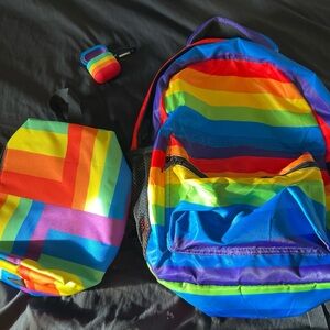 Rainbow Backpack Set